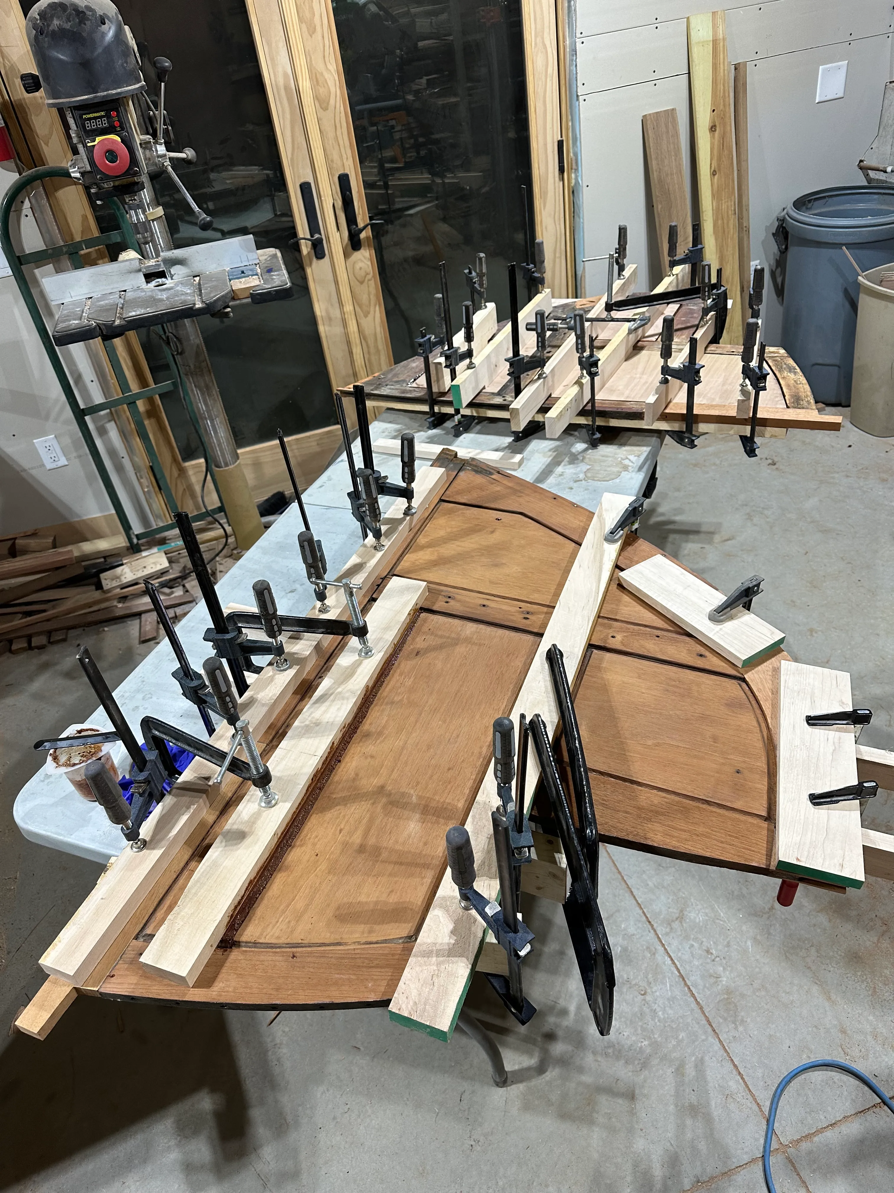 Bulkhead glue-up