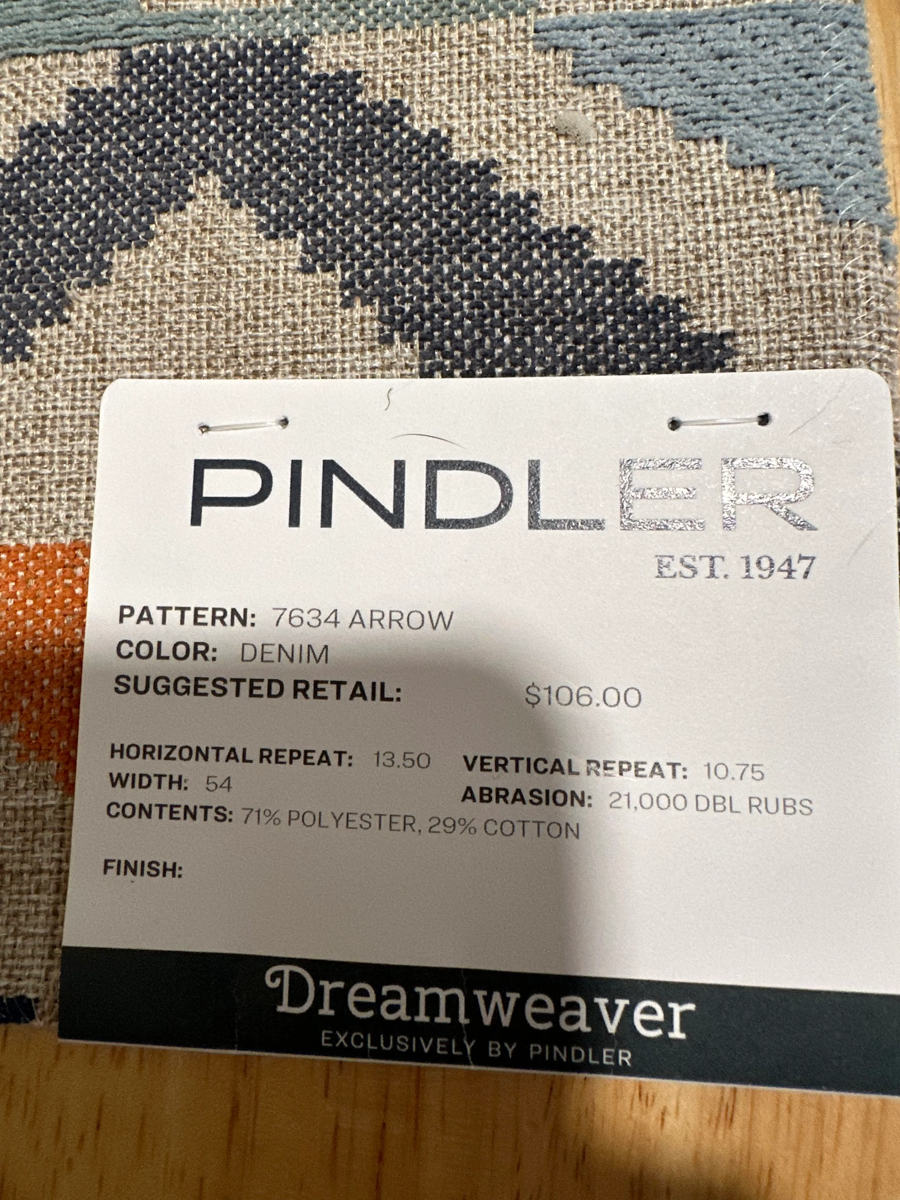 Fabric swatch close-up