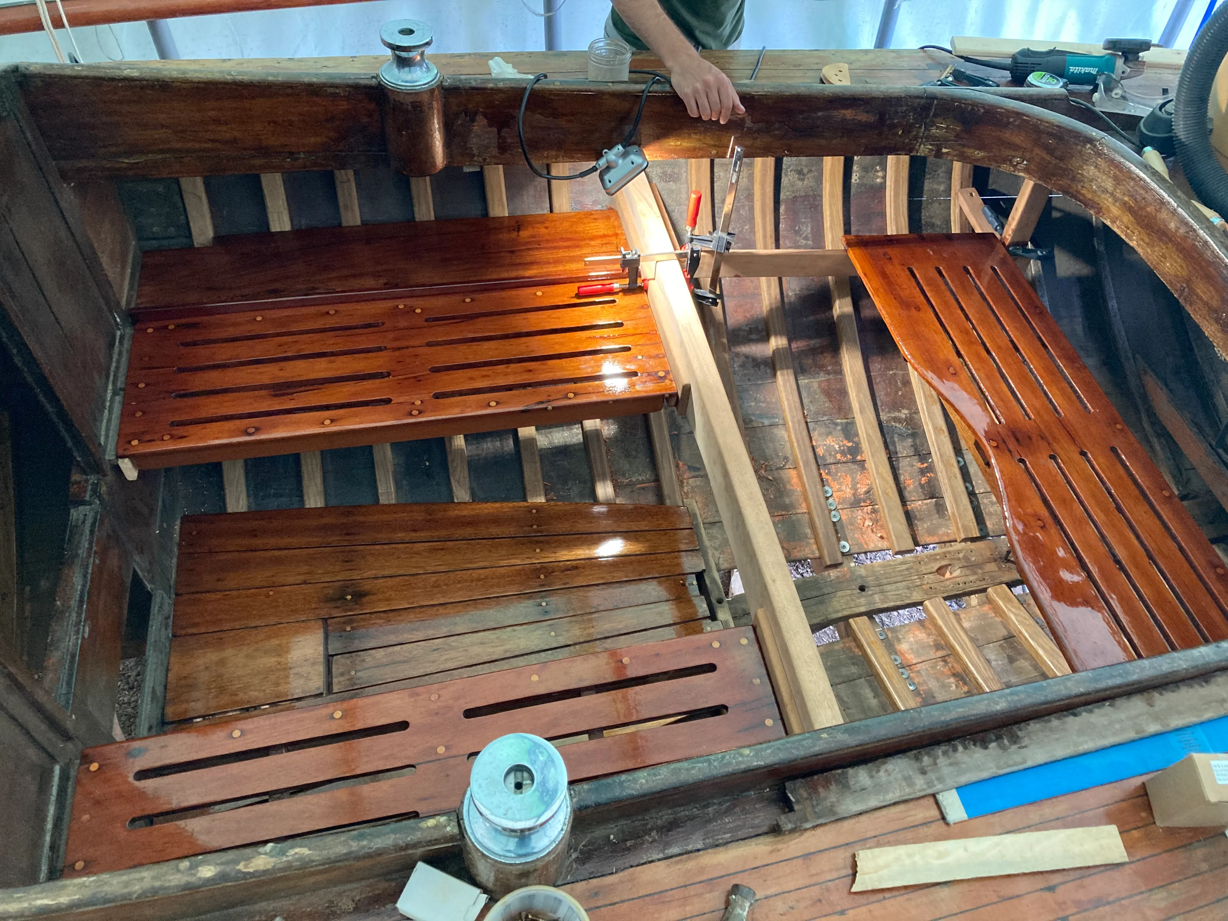 Finished cockpit from above