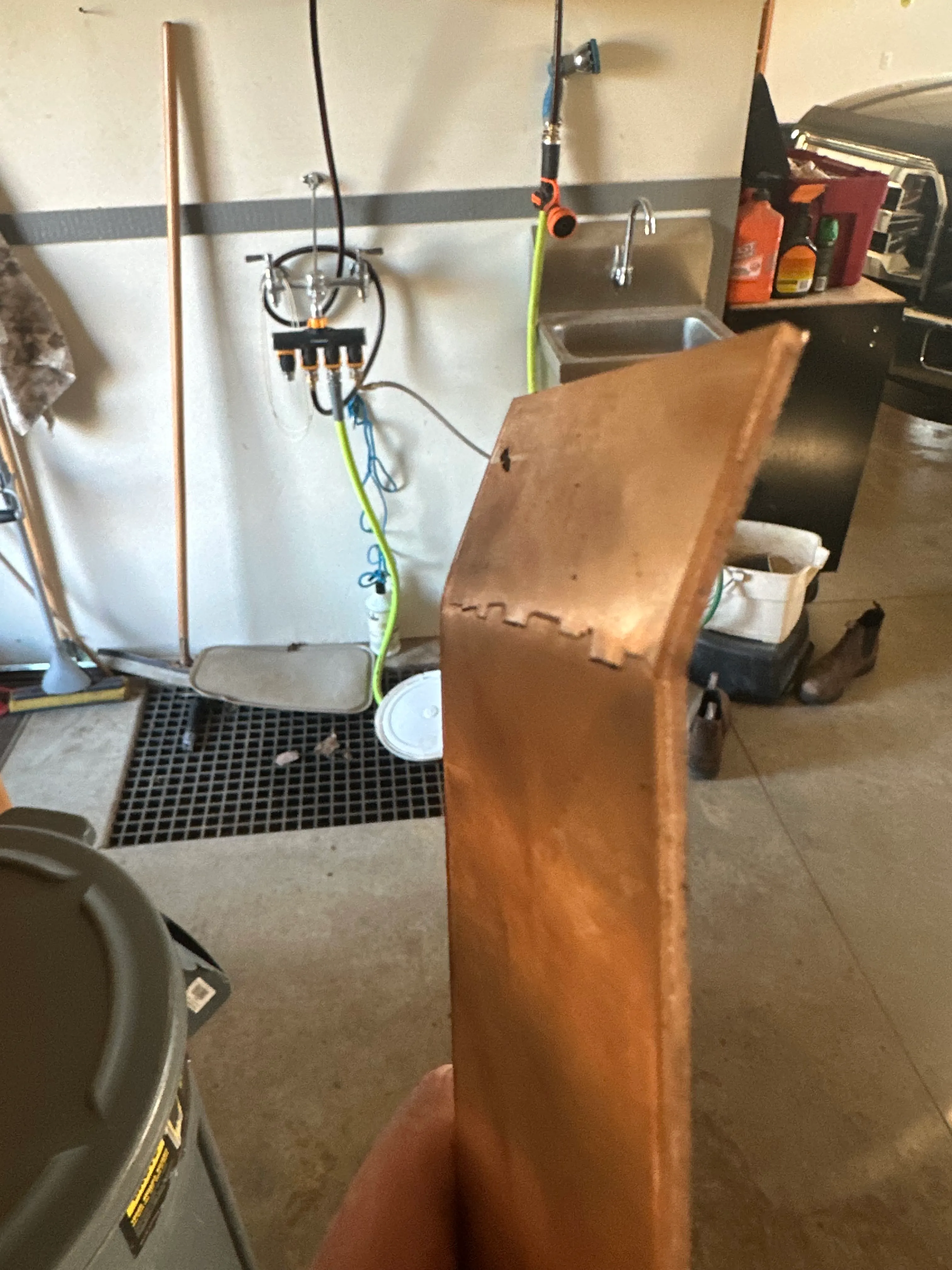 Phosphor bronze sheet cracked during bending