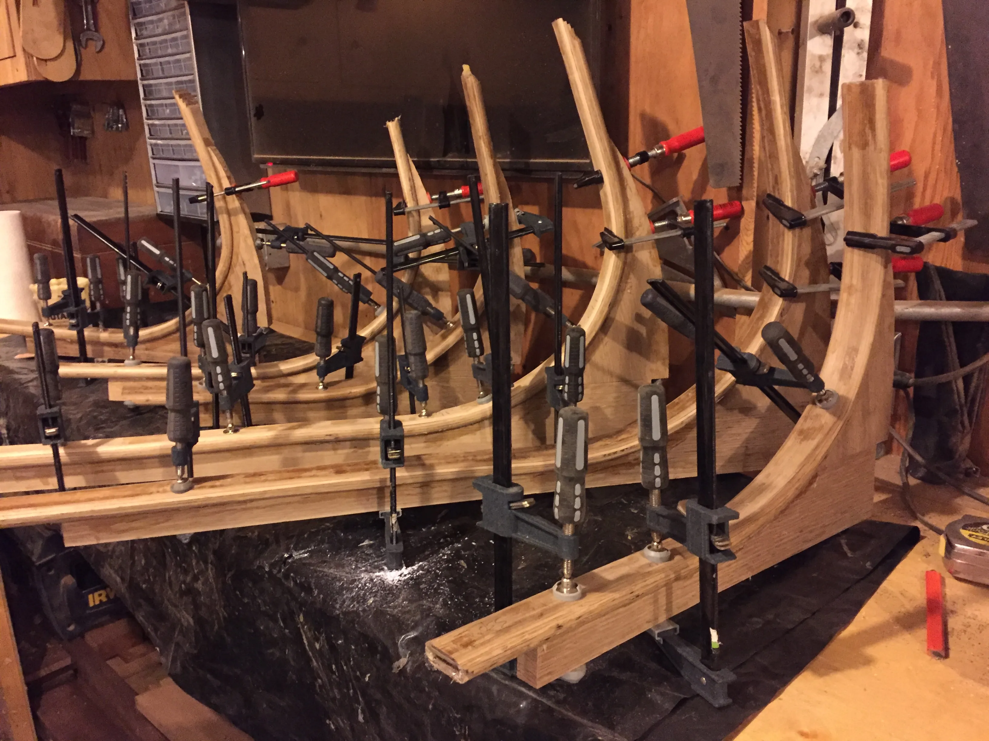 Laminated frames on forms